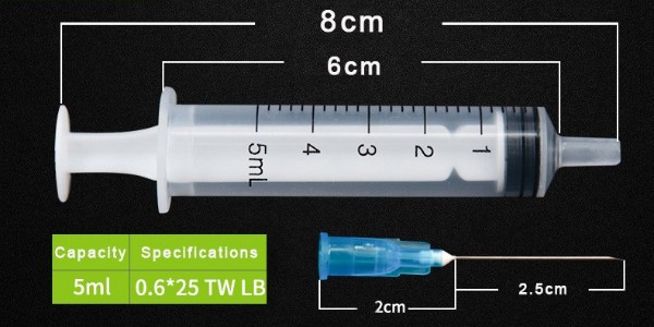 如何制作用于治疗便秘药液注射器